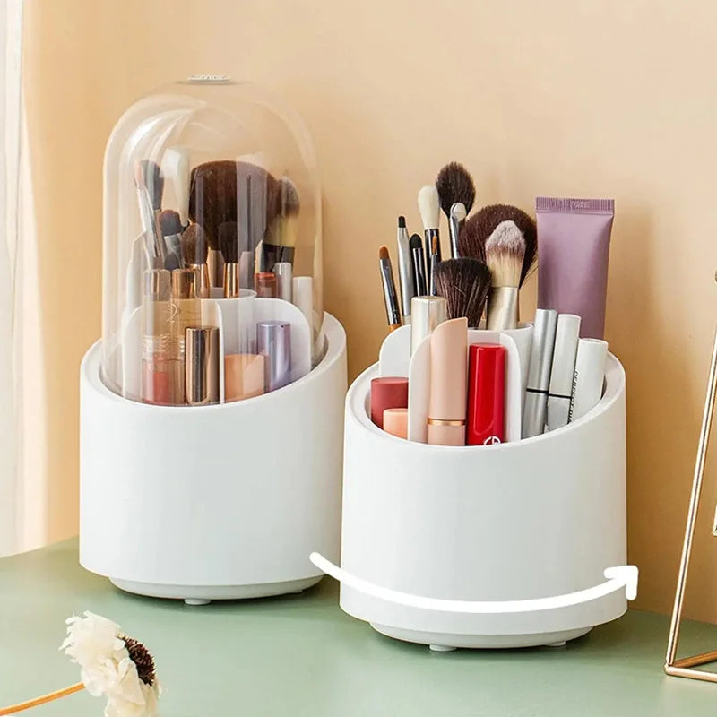 Medzone™Dust Proof Makeup Brush Storage Case | Vanity Organizer