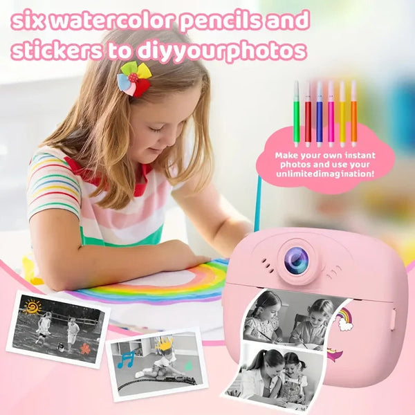 Medzone™Portable Kids Camera | Instant Print & Video Recorder