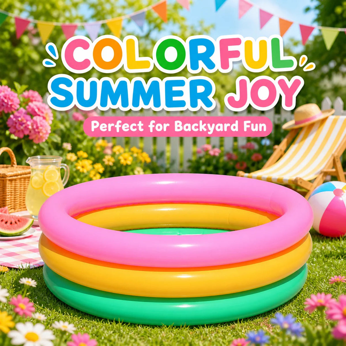 Medzone™Portable Swimming Pools for Kids | Safe & Fun