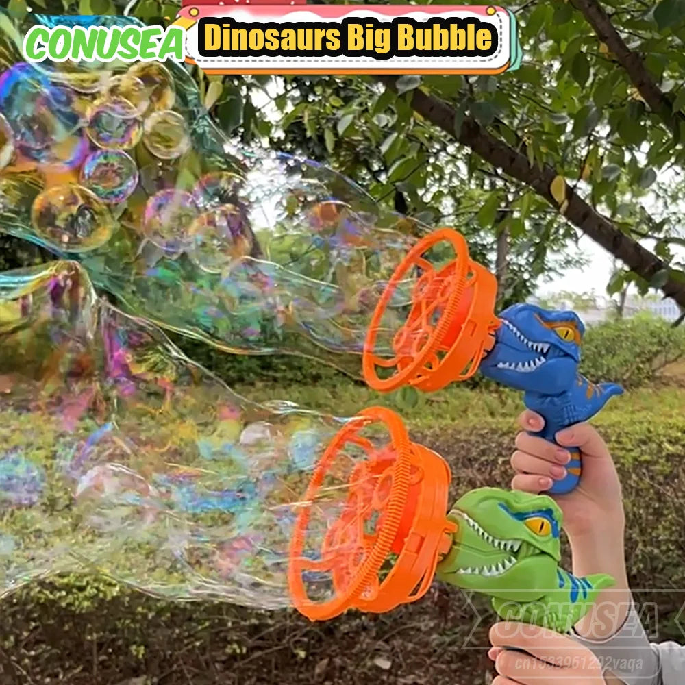 Medzone™Dinosaur Big Bubble Making Gun | Kids Bubble Toy