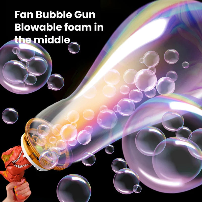 Medzone™Dinosaur Big Bubble Making Gun | Kids Bubble Toy