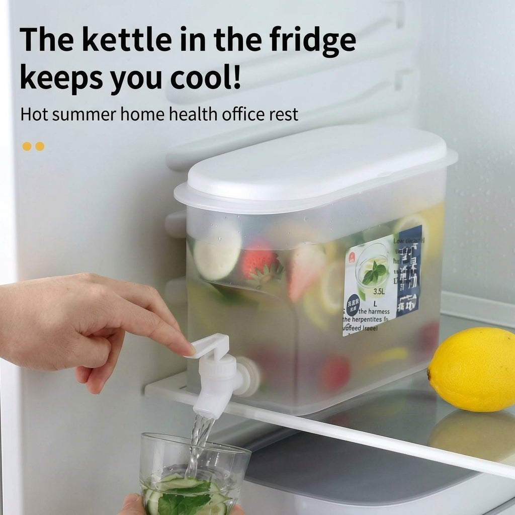 Medzone™2.8 Litre Beverage Storage Bottle for Refrigerator| Large Capacity Drink Dispenser