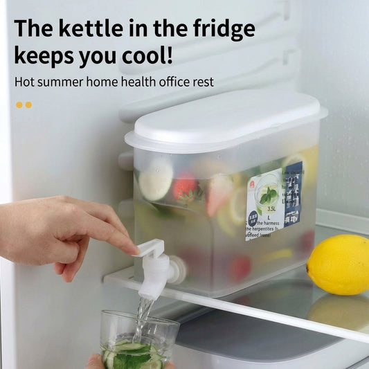 Medzone™2.8 Litre Beverage Storage Bottle for Refrigerator| Large Capacity Drink Dispenser